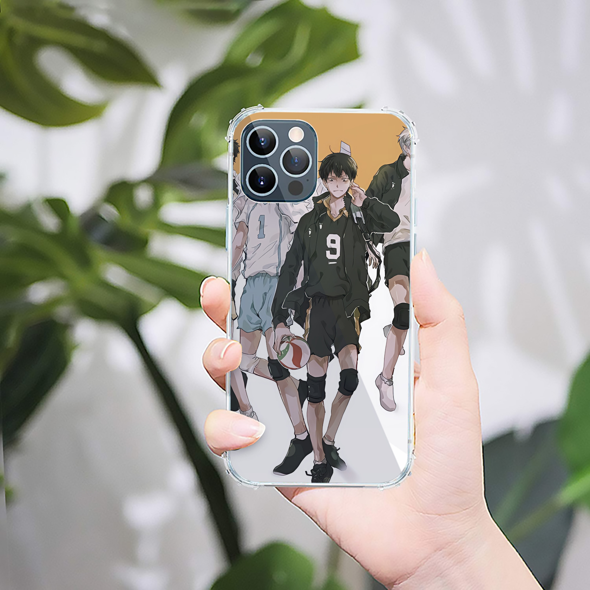 （画像用） ハイキュー!! Haikyu!! 【iPhone 12シリーズ対応】透明スマホケース（クリアソフトケース）